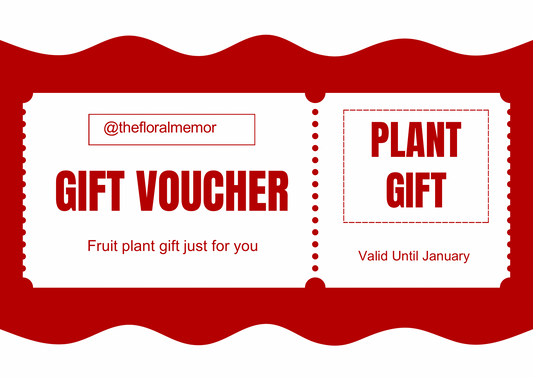 Give a gift that speaks of growth, fruitfulness, and abundance with this gift voucher